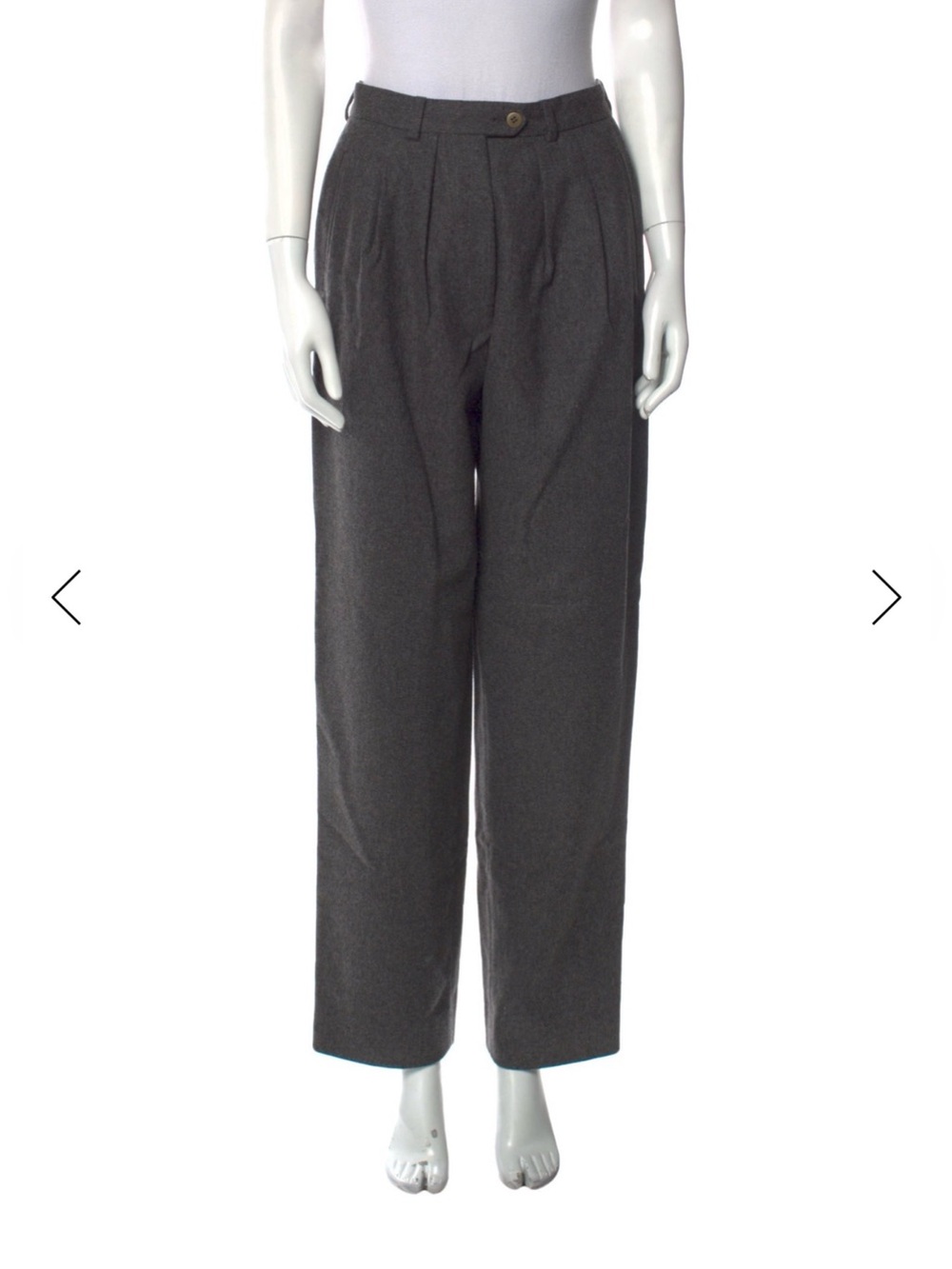 Giorgio Armani Wool & Cashmere Straight Leg Pants